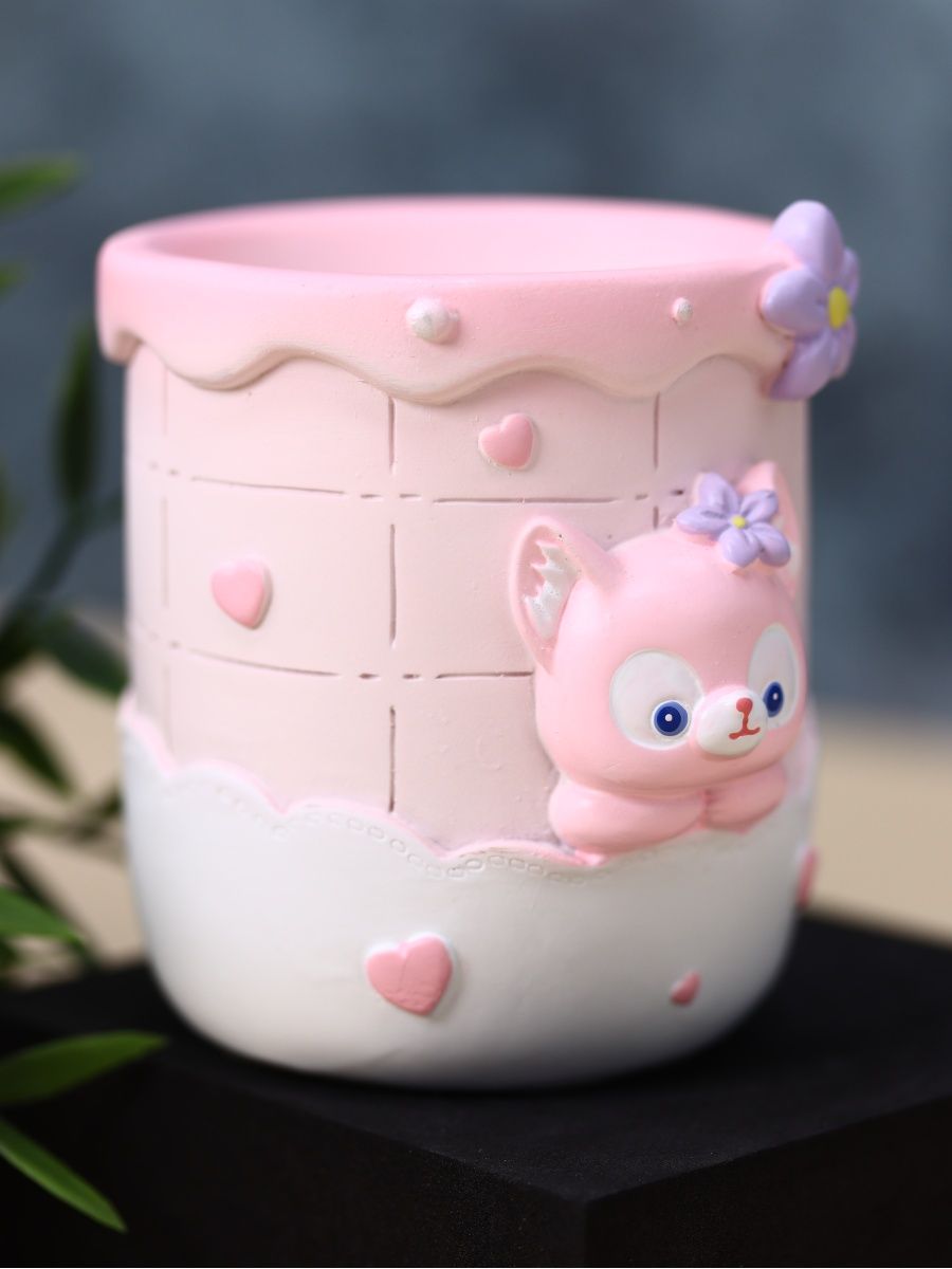 Подставка для канцелярии iLikeGift Kitty pink - фото 3