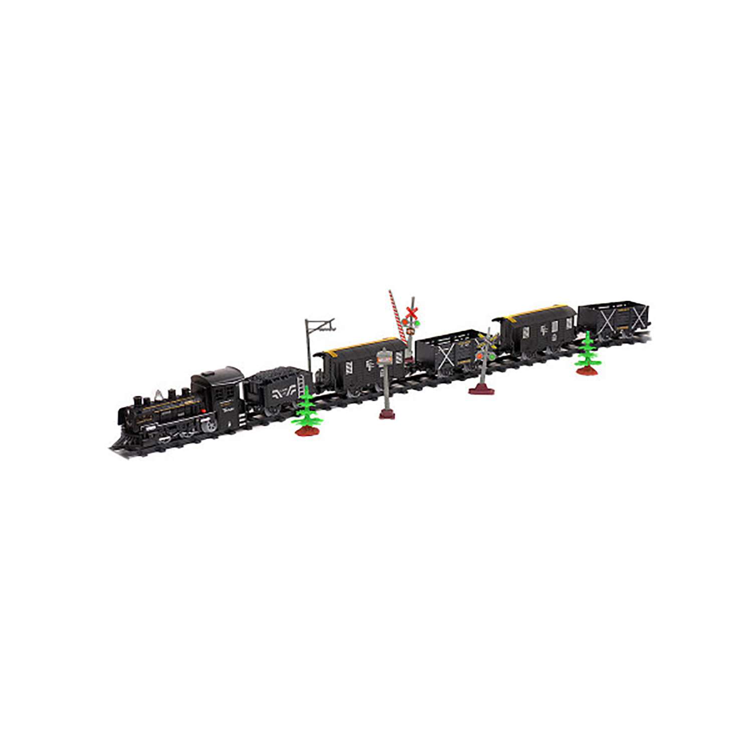 Железная дорога Fenfa 5 вагонов звук пускает пар 1603C 1603C - фото 5