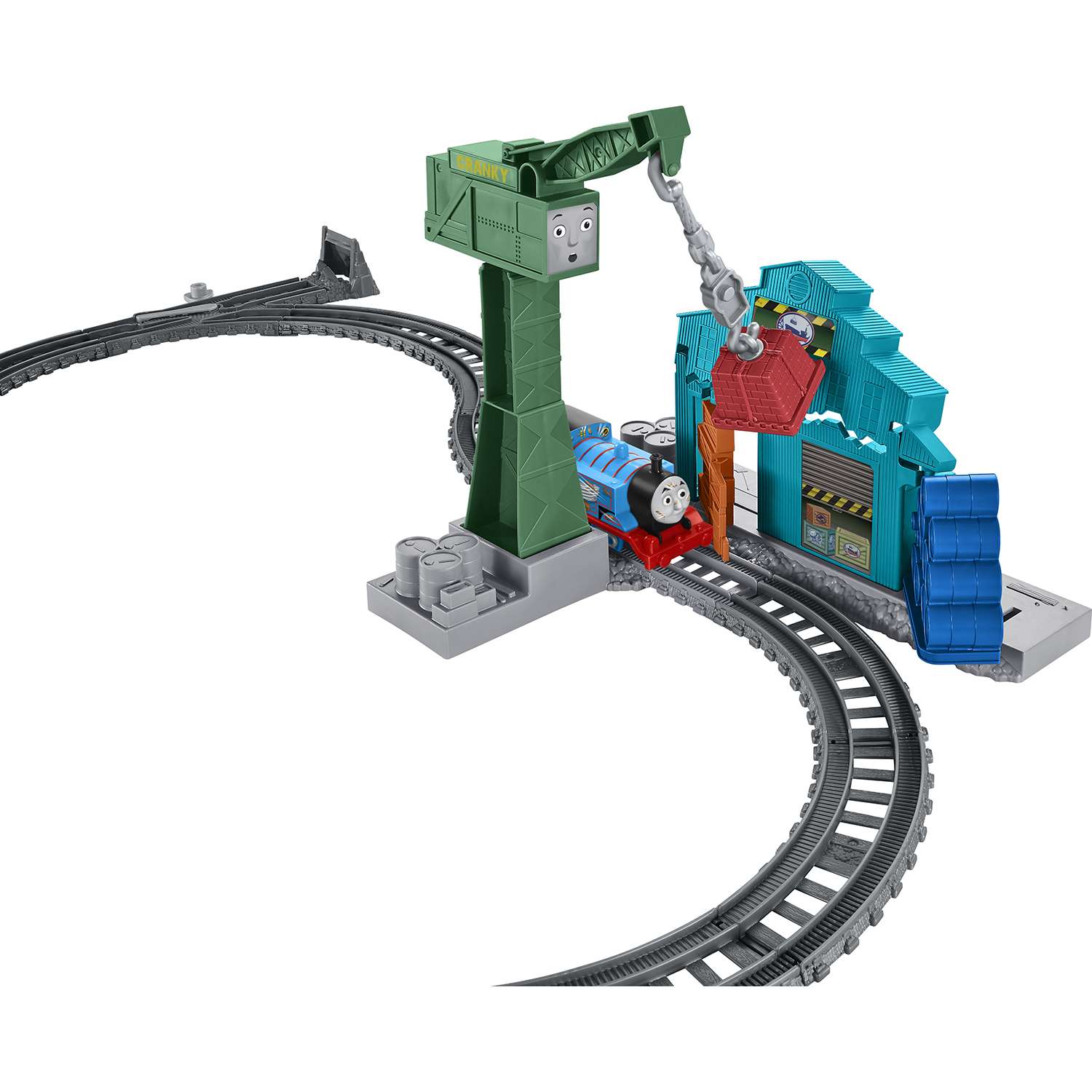 Игровой набор Thomas & Friends с паровозиком Томасом и подъемным краном Крэнки DVF73 - фото 12