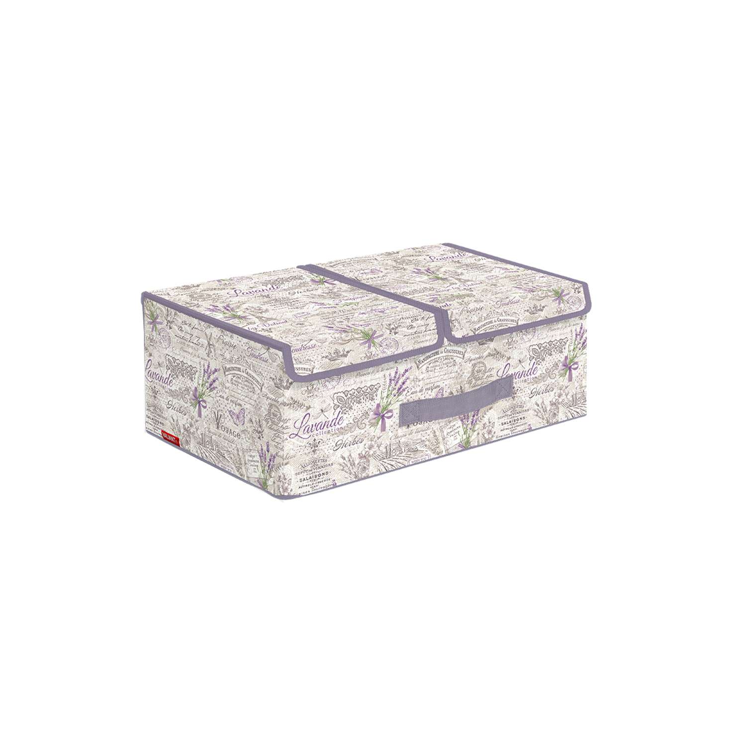 Коробка для хранения VALIANT 2-х секционная стеллажная 50*30*20 см - фото 1