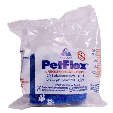 Бандаж для животных PetFlex 5см*4.5м Микс цветов в ассортименте