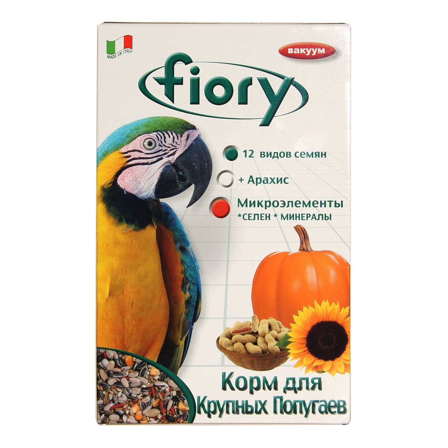 Корм для попугаев Fiory Pappagalli крупных 700г - фото 1