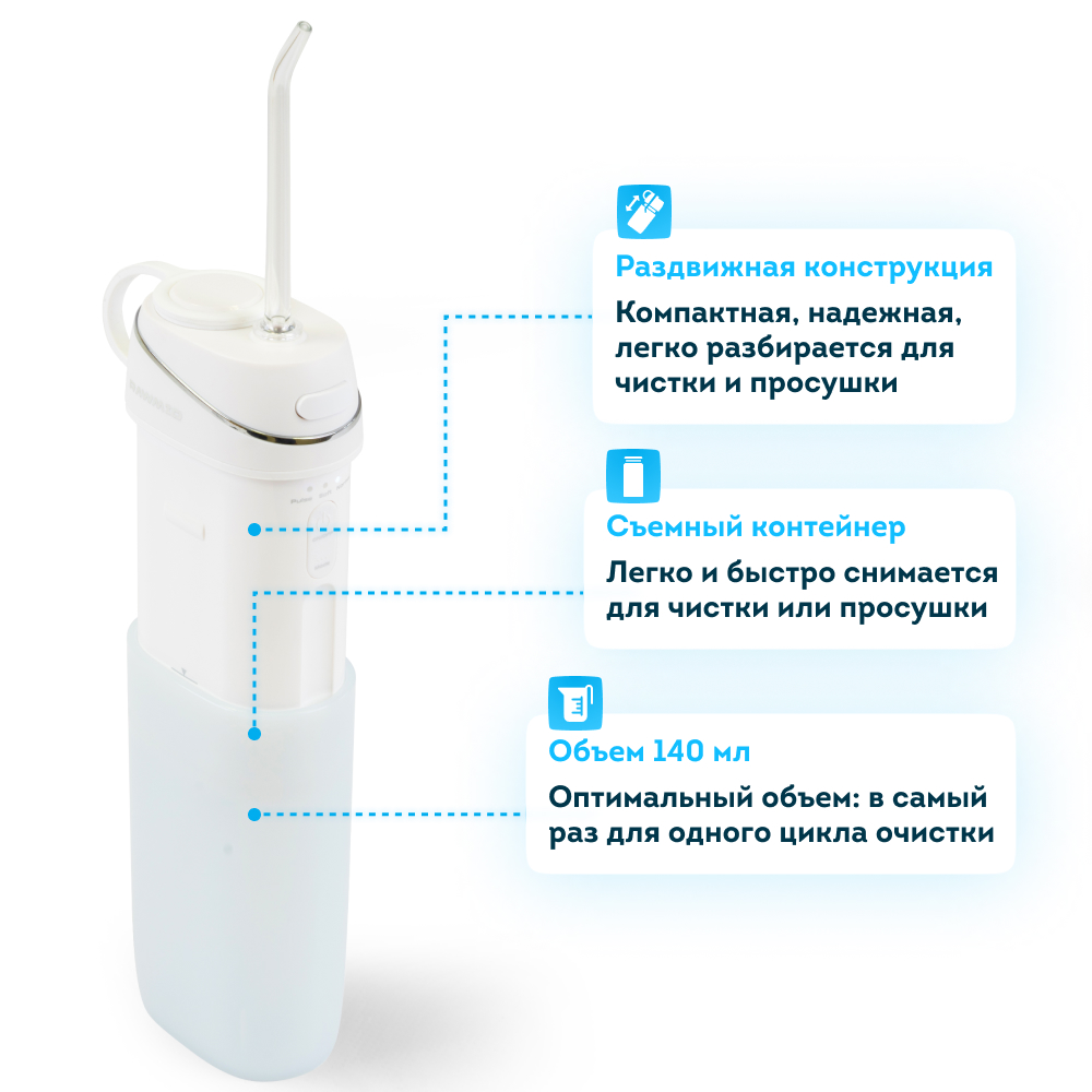 Ирригатор для полости рта RAWMID RPI-01 - фото 3