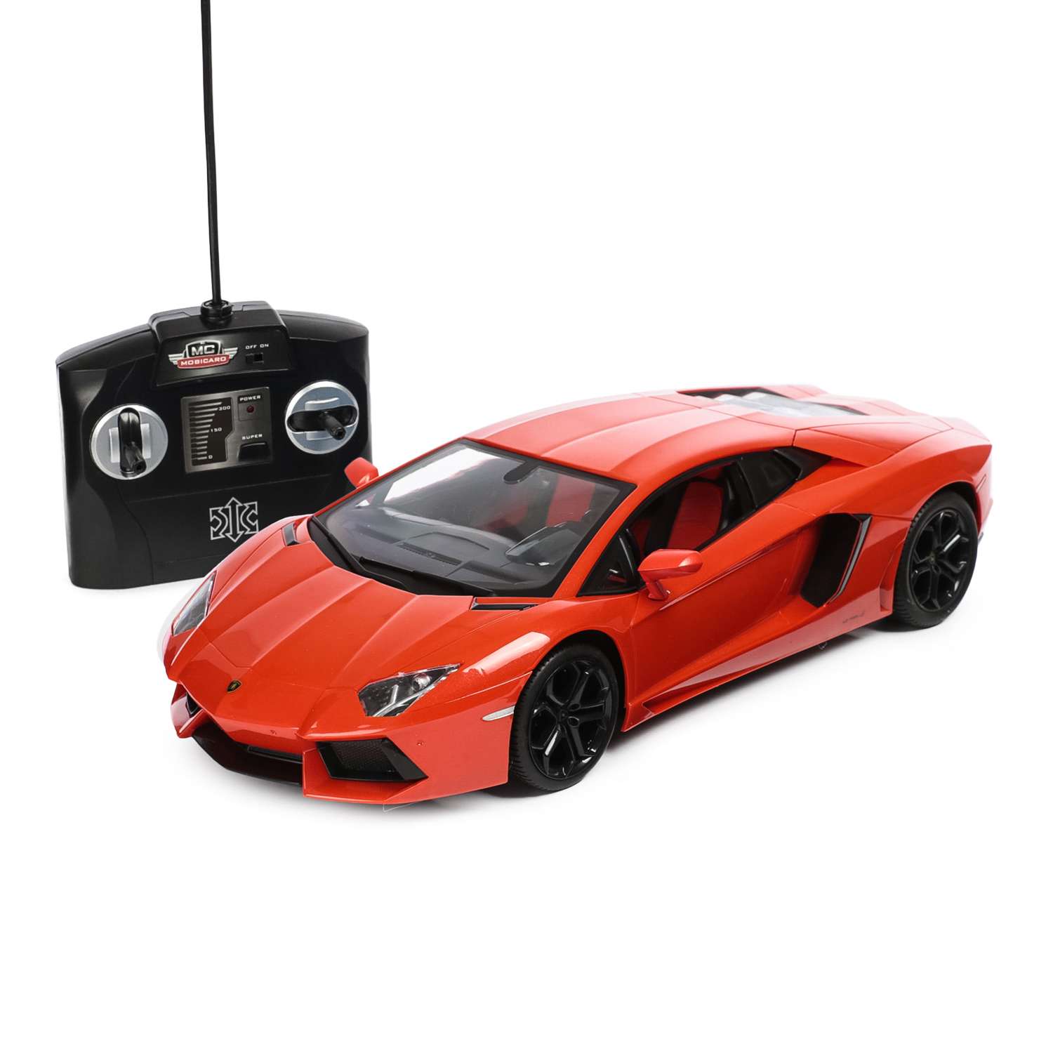 Машинка на радиоуправлении Mobicaro Lamborghini LP700 1:14 34 см Оранжевая - фото 1