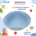 Тарелка Babyono нарелочка детская 240 мл 1 шт. в ассортименте