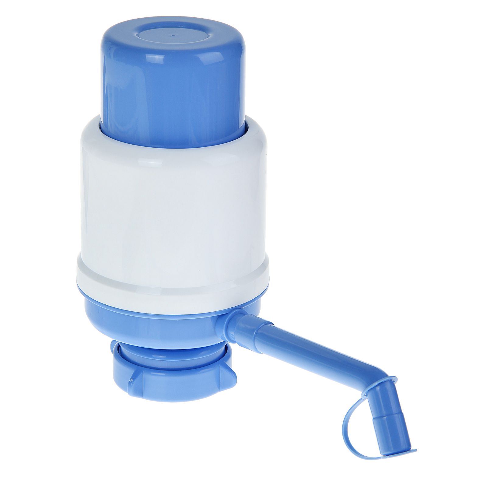 Помпа Sima-Land для воды LESOTO Ideal механическая под бутыль от 11 до 19 л голубая - фото 1