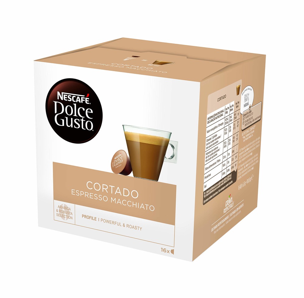 Кофе в капсулах Nescafe Dolce Gusto Cortado Espresso Macchiato 16 капсул - фото 1