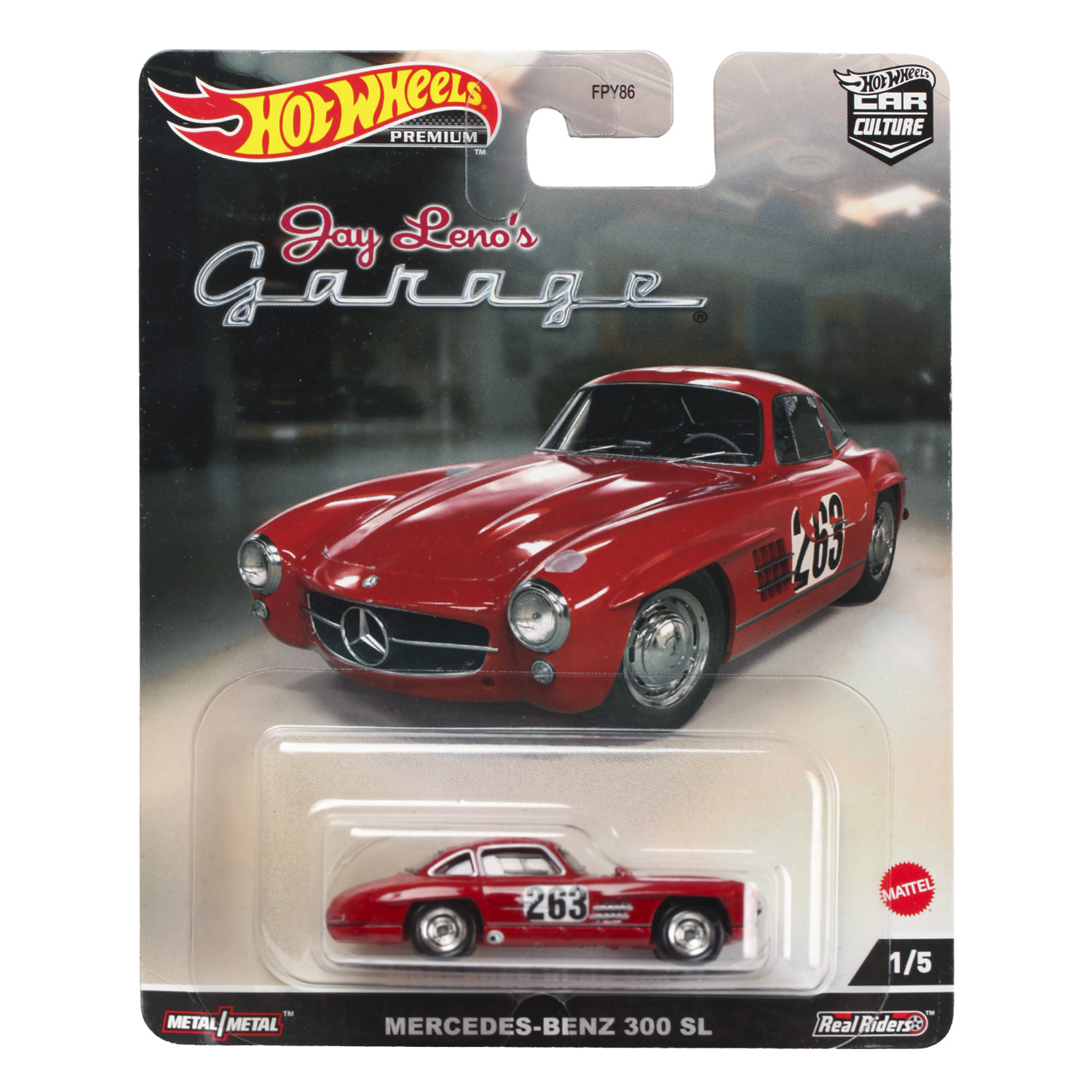 Машинка Hot Wheels Premiums Mercedes-Benz 300 SL HCK07 купить по цене 1299  ₽ в интернет-магазине Детский мир