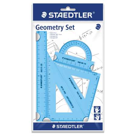 Геометрический набор Staedtler 4 предмета в ассортименте