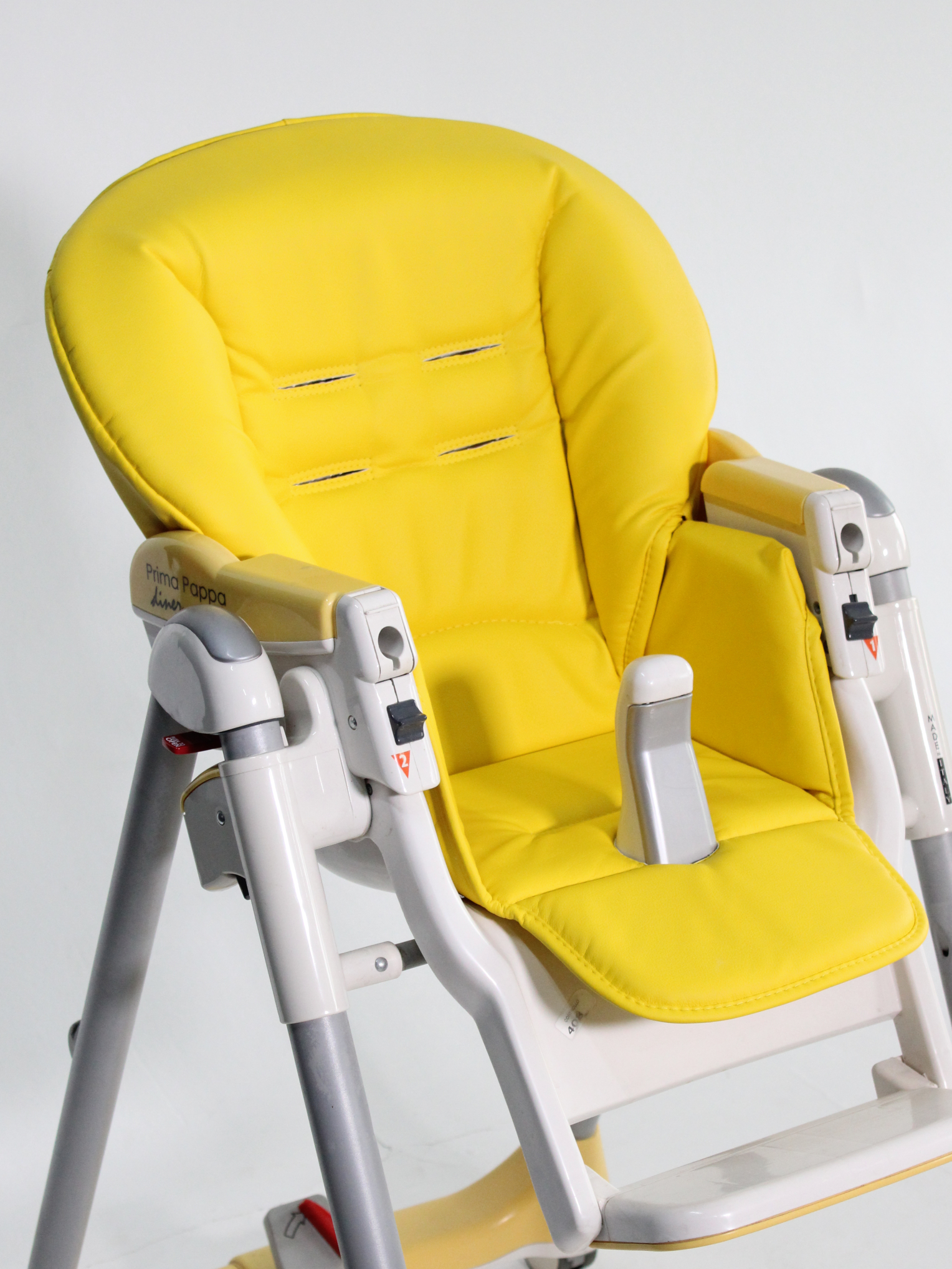 Чехол из экокожи Чехольчик ОК на стульчик для кормления Peg perego Prima Pappa Diner желтый - фото 3