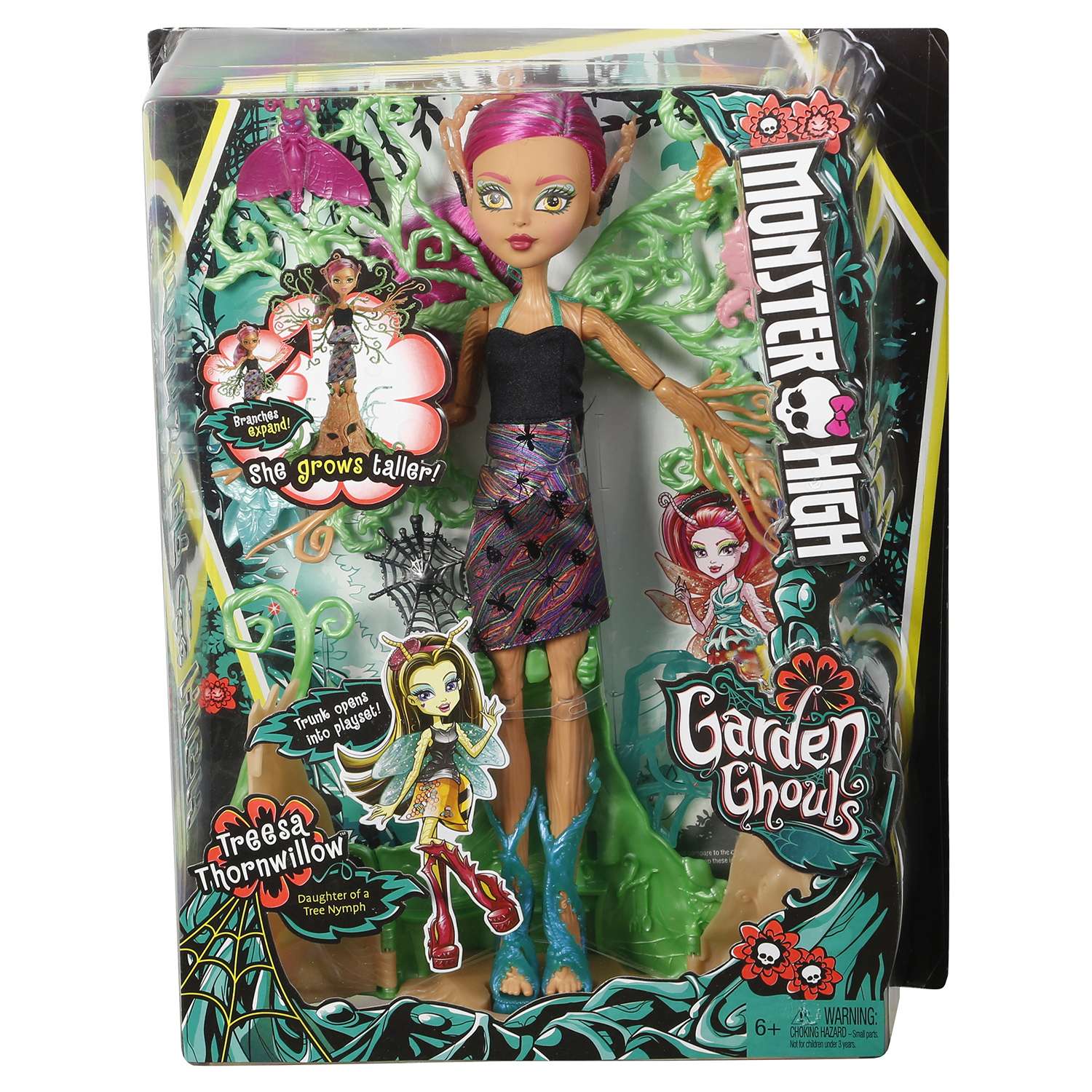 Набор Monster High Цветочная монстряшка Триса FCV59 - фото 2