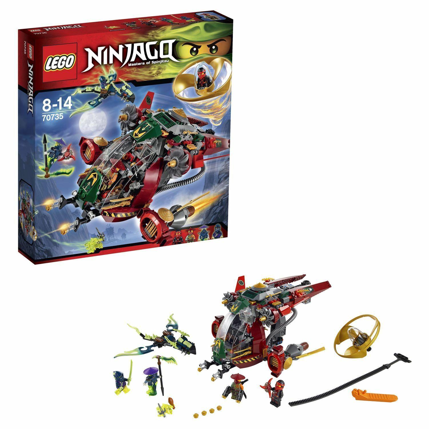 Конструктор LEGO Ninjago Корабль R.E.X Ронана (70735)