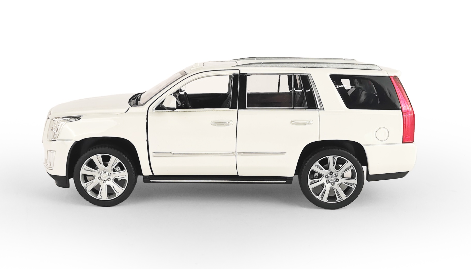 Автомобиль Welly Cadillac Escalade 1:24 белый 24084W - фото 5