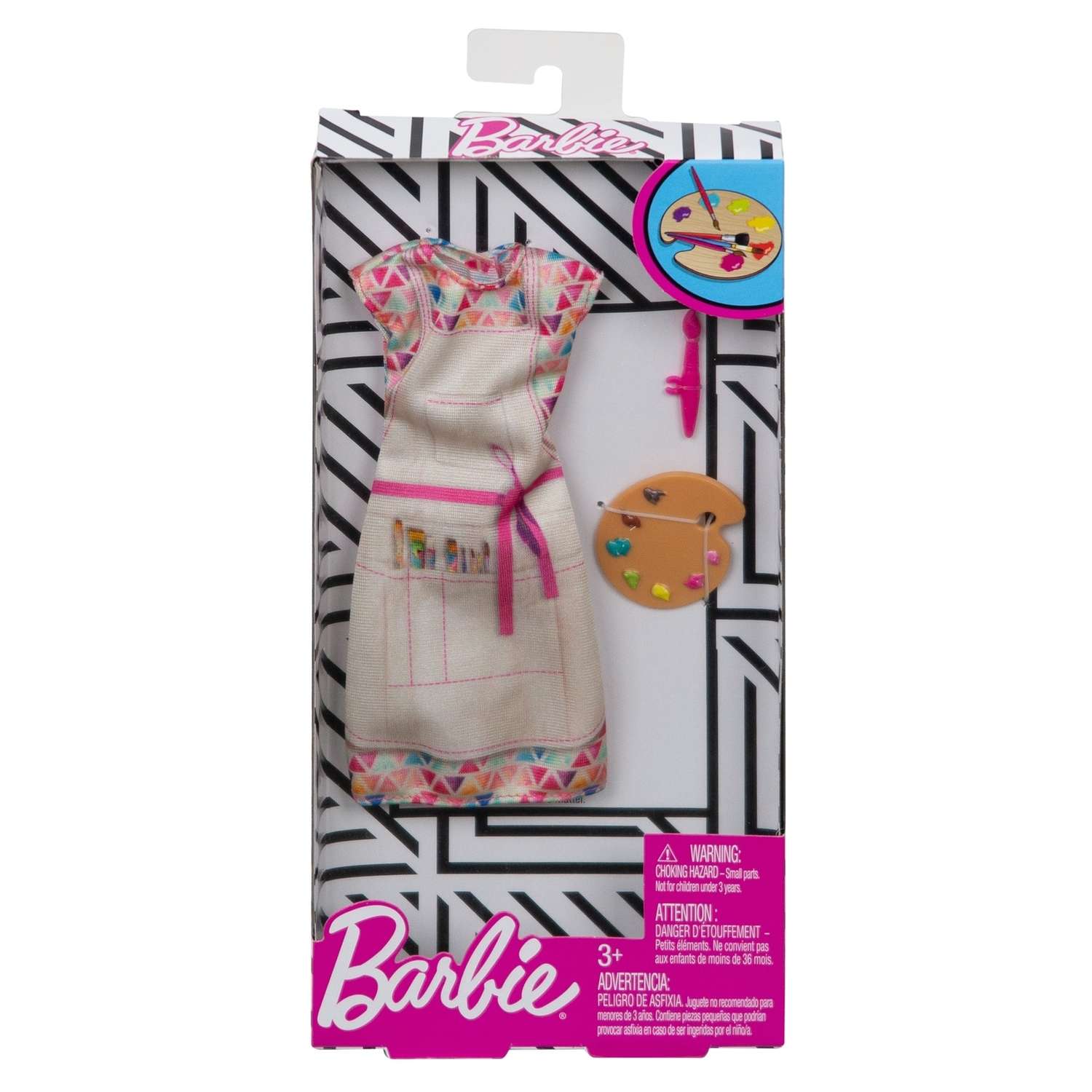 Одежда для куклы Barbie Кем быть Художник FXH98 FND49 - фото 2