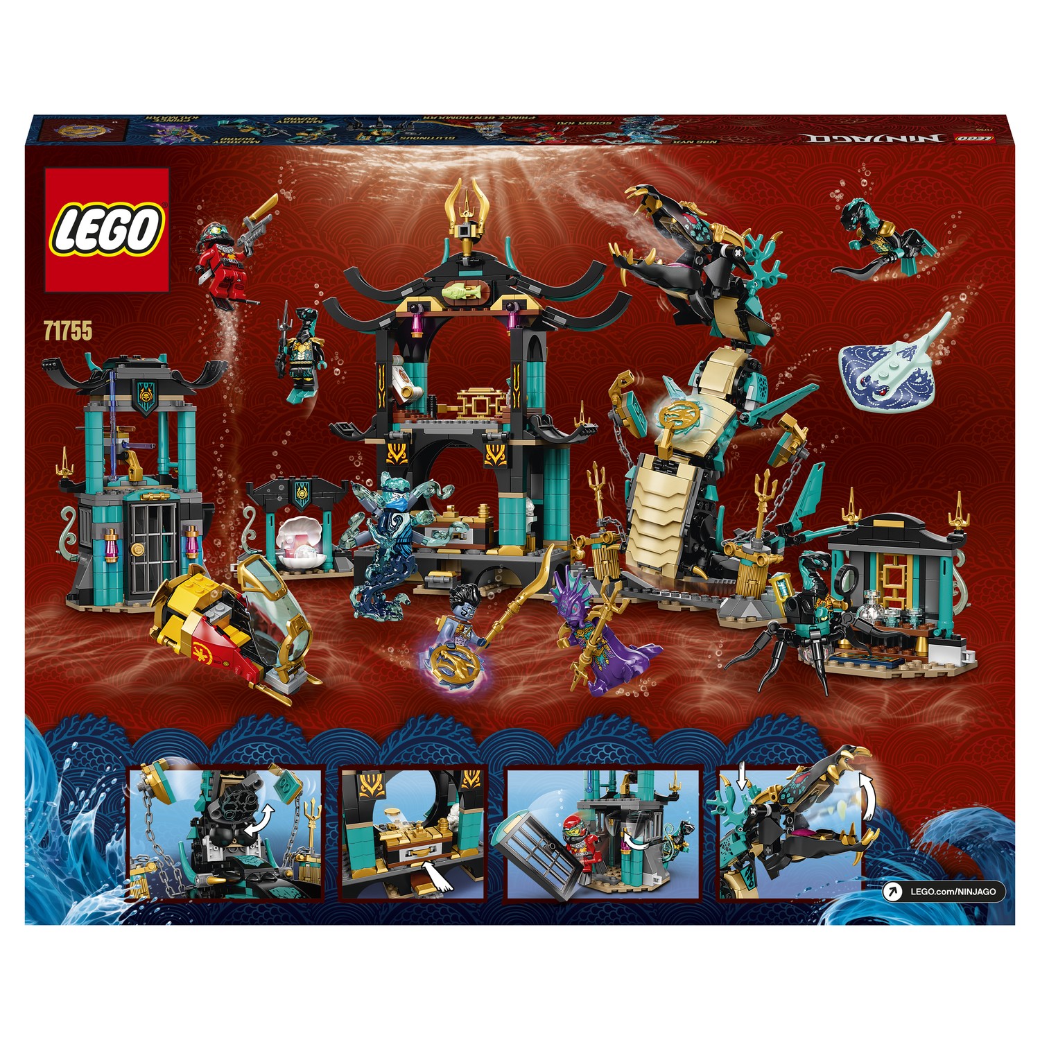 Конструктор LEGO Ninjago Храм Бескрайнего моря 71755 - фото 3