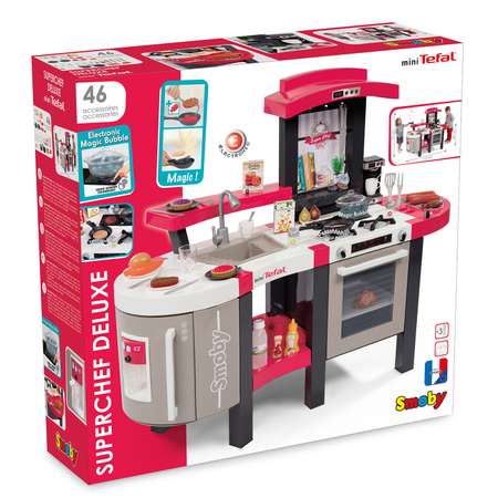 Кухня Smoby Tefal super chef Deluxe электронная 311304