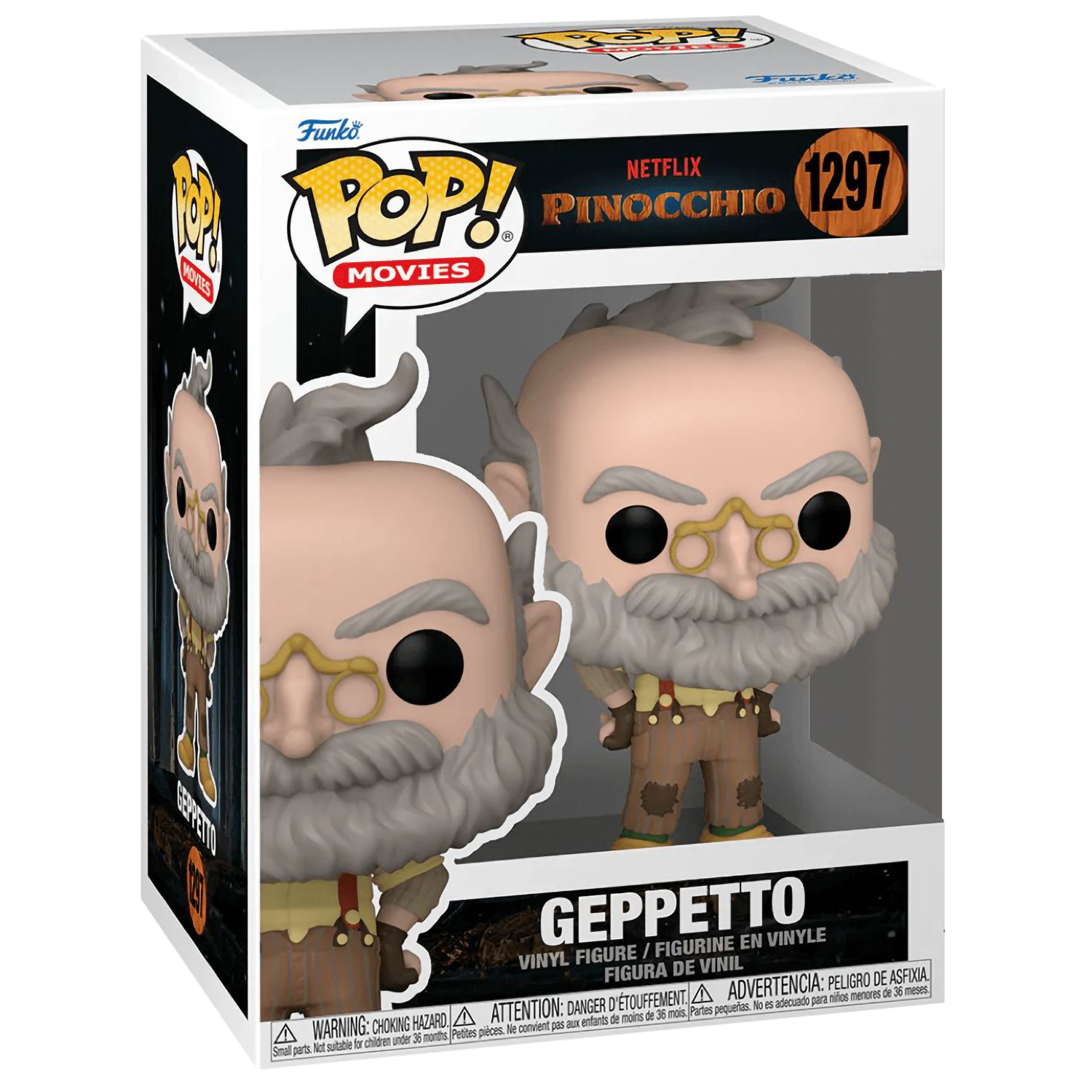 Фигурка Funko POP! Movies Netflix Pinocchio Geppetto (1297) 67386 - фото 2