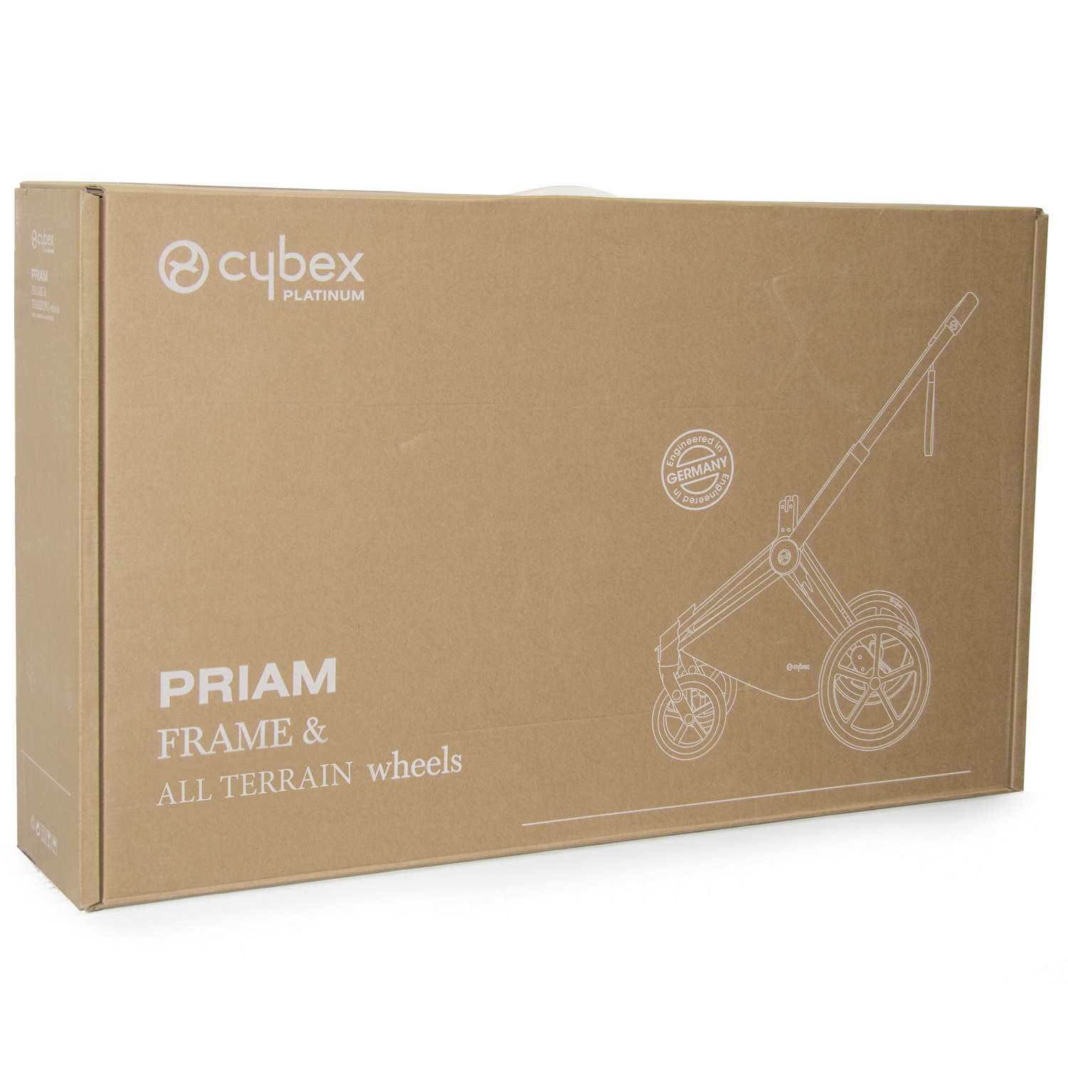 Рама Cybex для коляски Priam Matt Black с колесами All Terrain - фото 2