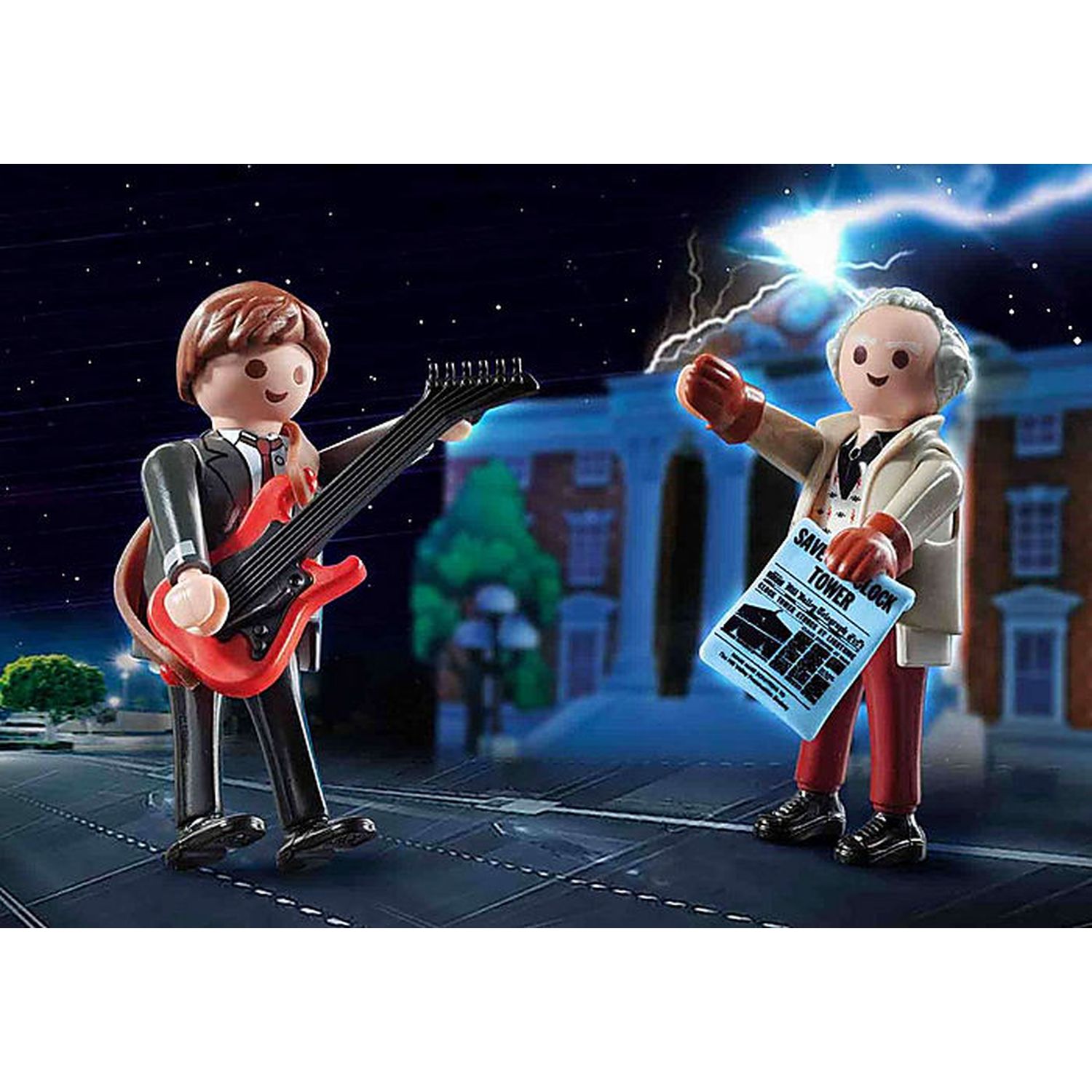 Набор фигурок Playmobil Назад в будущее: Марти Макфлай с доктором - фото 3