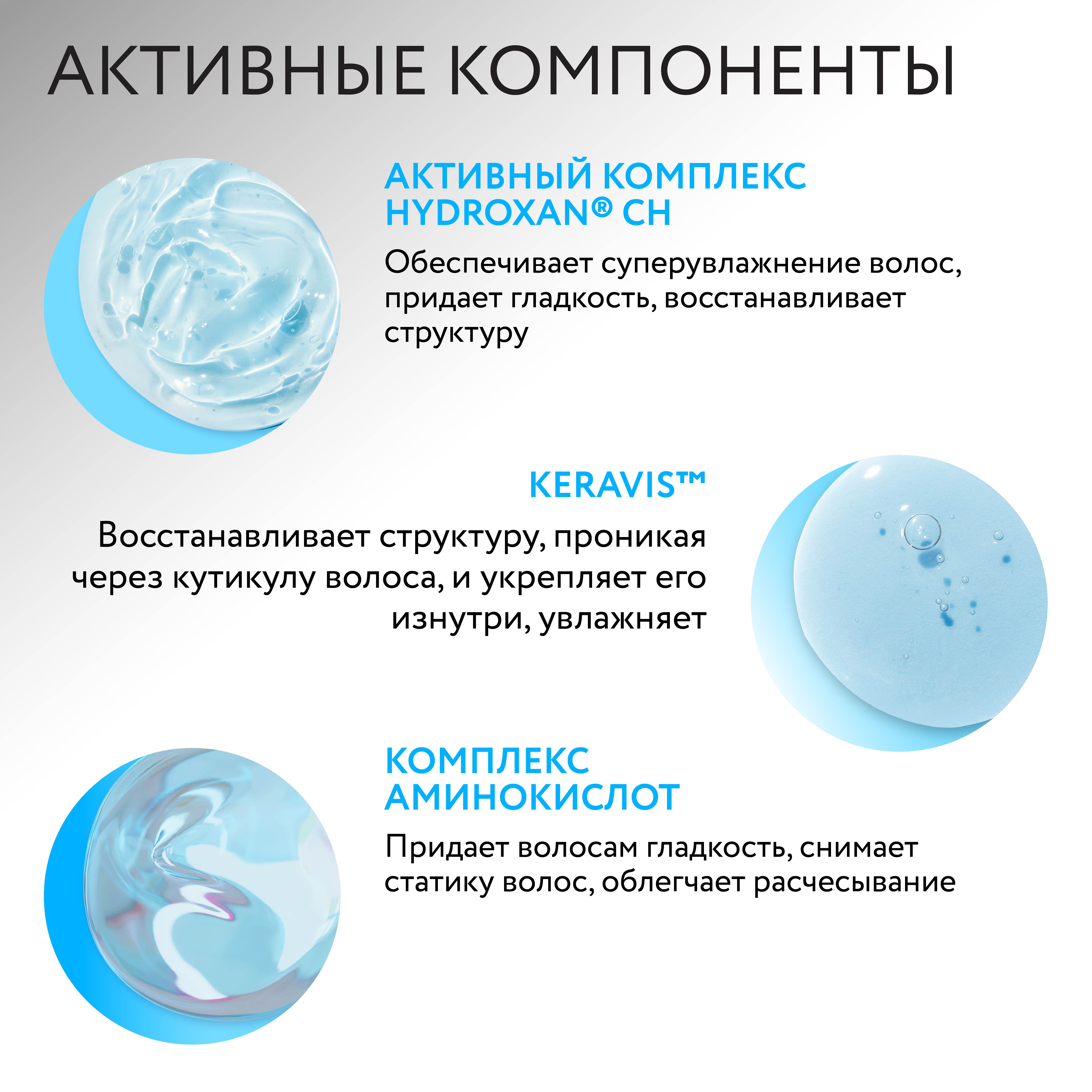 Сыворотка для увлажнения волос Ollin ULTIMATE CARE с гиалуроновой кислотой двухфазная 250 мл - фото 4