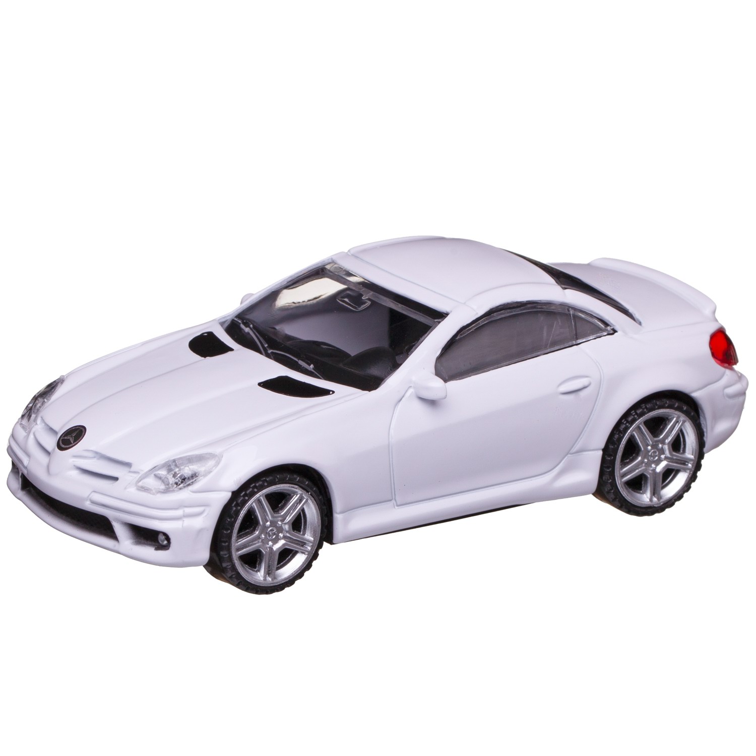 Автомобиль Rastar Mercedes 1:43 без механизмов белый 37200W - фото 4