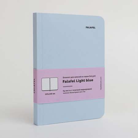 Блокнот в точку Falafel books формата А6 Light blue