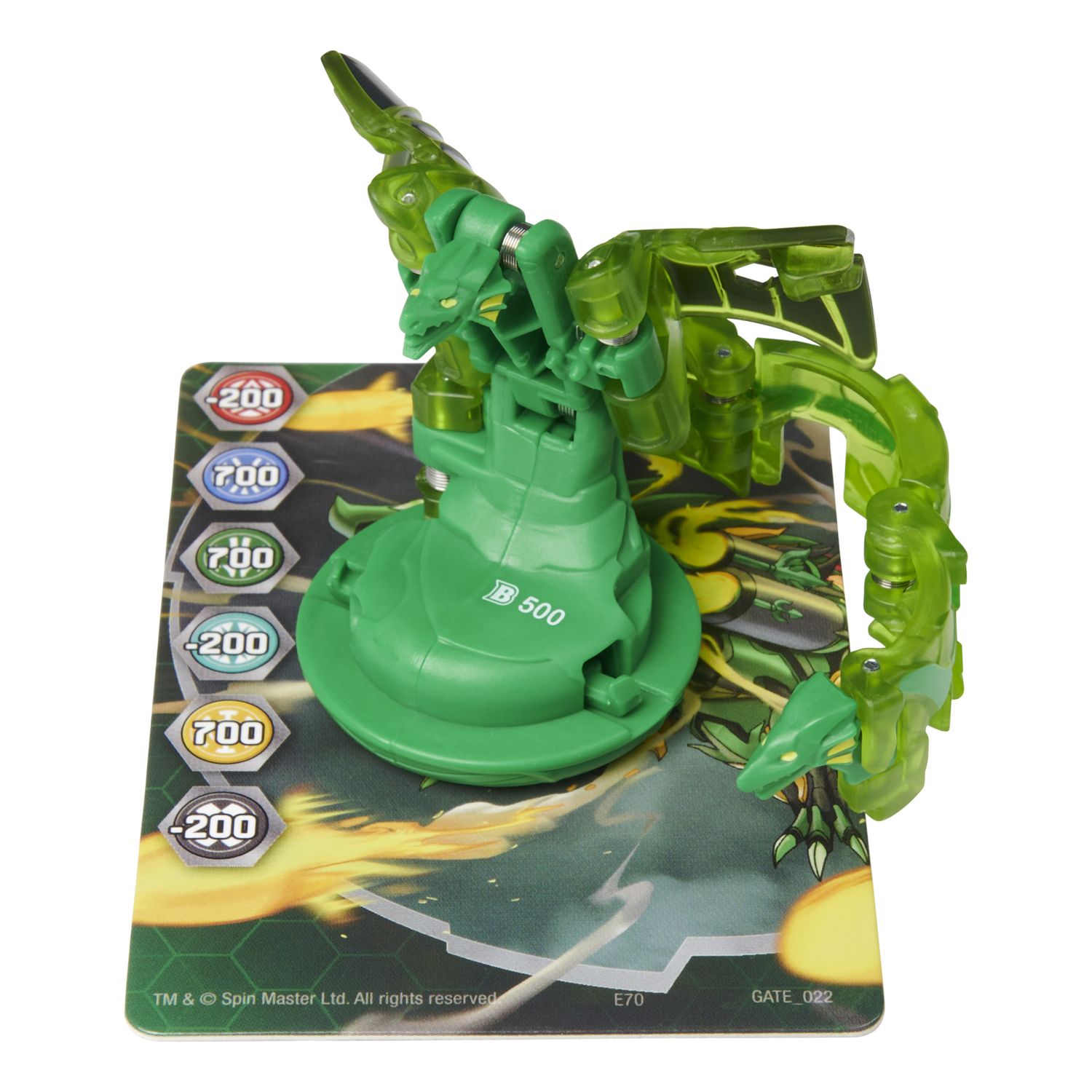 Фигурка-трансформер Bakugan Геоган S3 Amphibaena Green 6059850/20129003 - фото 2