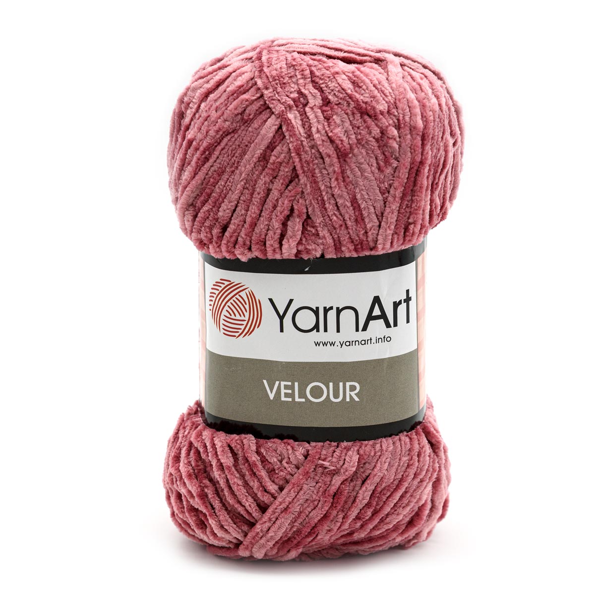 Пряжа для вязания YarnArt Velour 100 г 170 м микрополиэстер мягкая велюровая 5 мотков 868 темно-розовый - фото 6