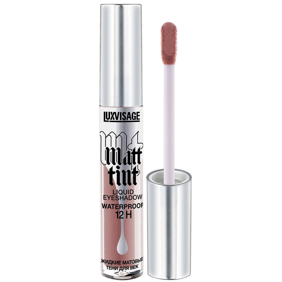 Тени для век жидкие Luxvisage Matt Tint матовые тон 106 Dusty Mauve - фото 2