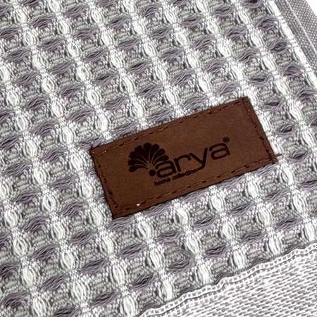 Полотенце для лица и рук Arya Home Collection вафельное банное 70x140 Kira лиловый