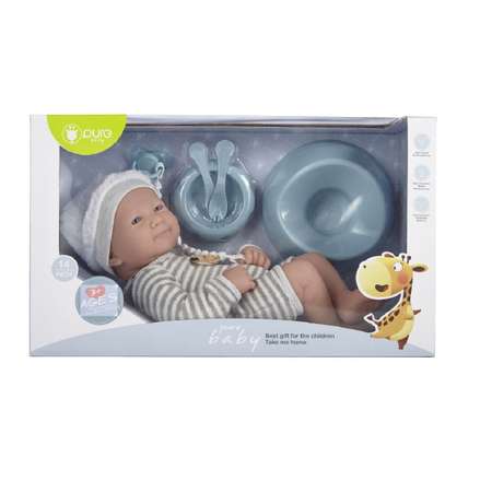 Кукла-пупс Junfa Pure Baby 35см в комбинезоне