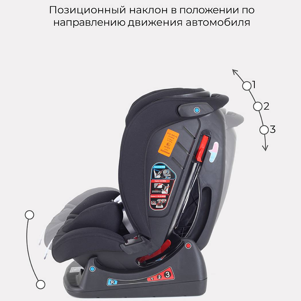 Автокресло детское Rant AY913 MATRIX Active Line Black группа 0+-1-2-3 0-36 кг - фото 3