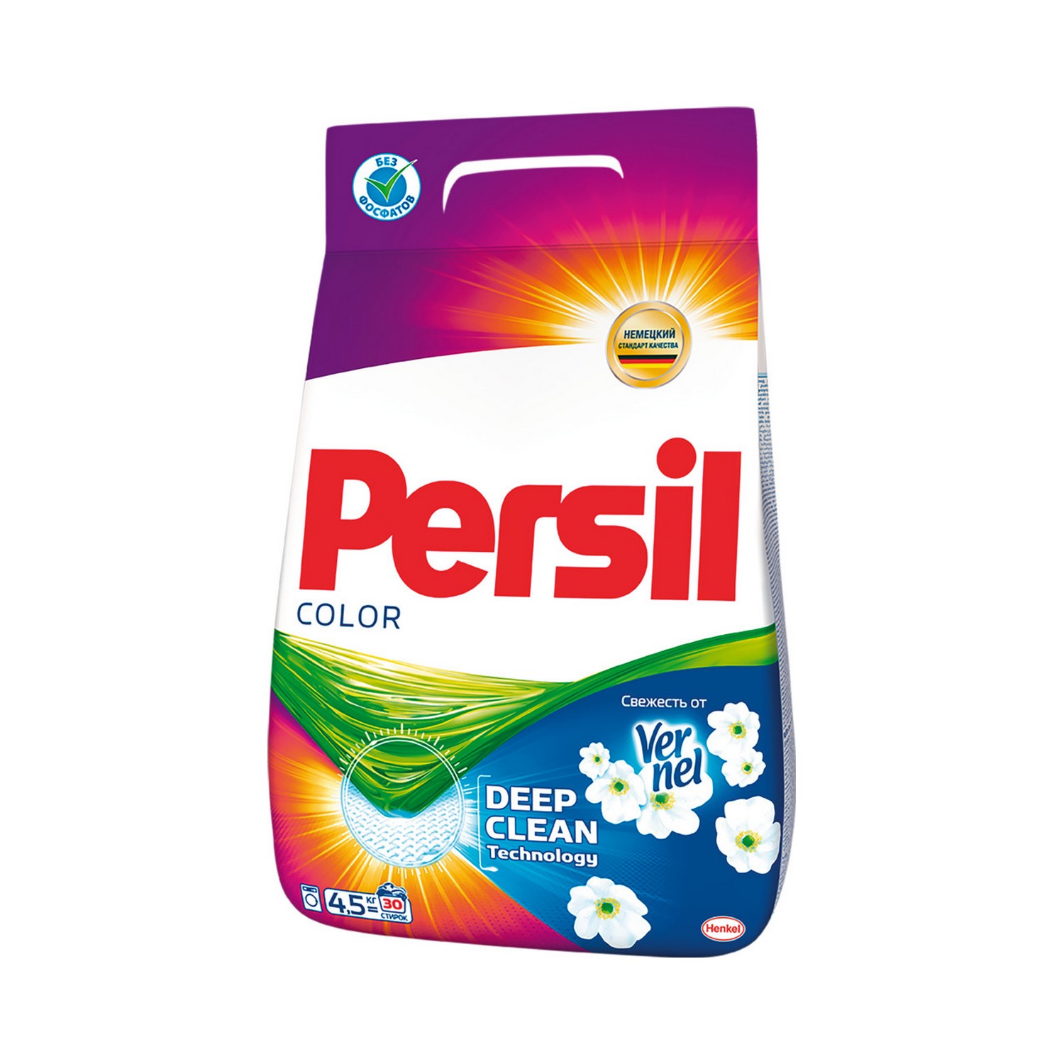 Стиральный порошок Persil Color Автомат 360° Свежесть от Vernel 4.5кг - фото 1