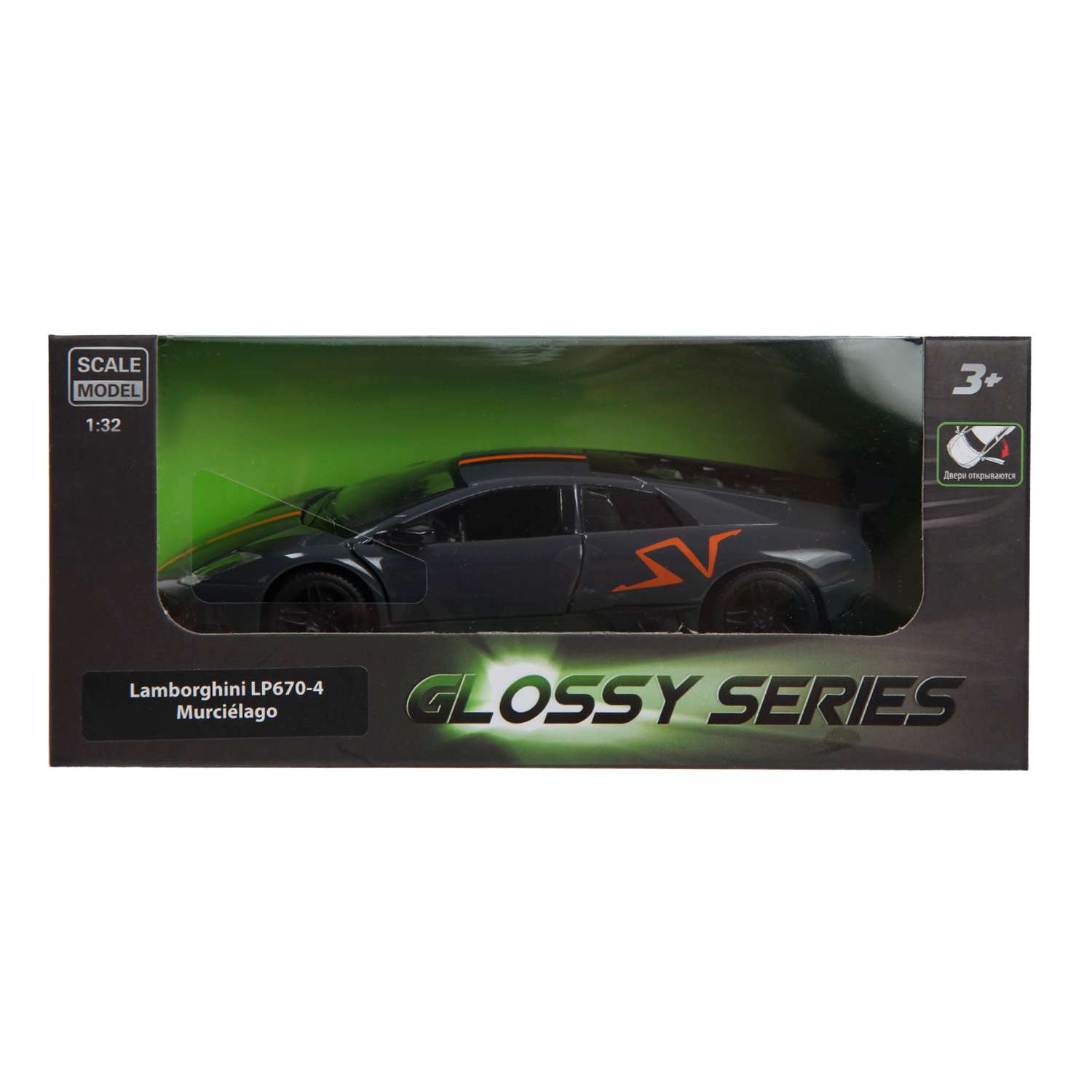 Автомобиль Mobicaro Lamborghini Murcielago Special Edition 1:32 серый 544997CN - фото 2