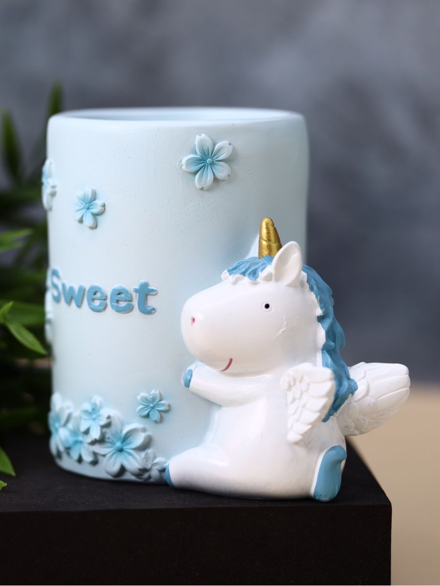 Подставка для канцелярии iLikeGift Sweet unicorn blue - фото 3