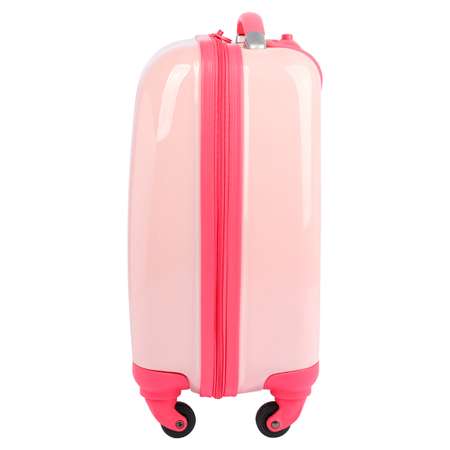 Детский чемодан BAUDET HELLO KITTY персиково-розовый из поликарбоната 32 см на четырех колесах