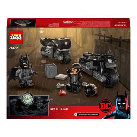 Конструктор LEGO Super Heroes Бэтмен и Селина Кайл погоня на мотоцикле 76179