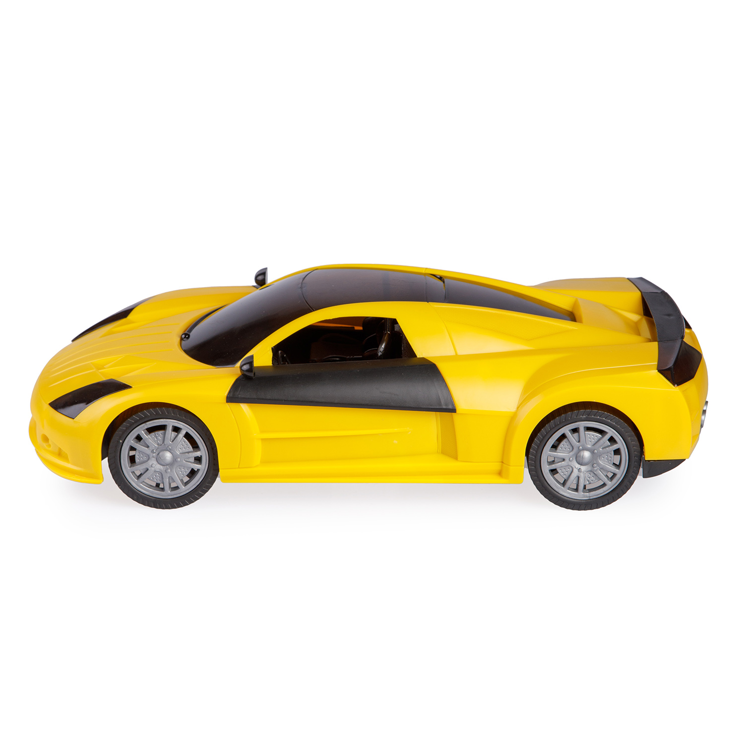 Машина Юг-Пласт Гонка 45 Ferrari желтая черная 7053/желтая/черная - фото 6