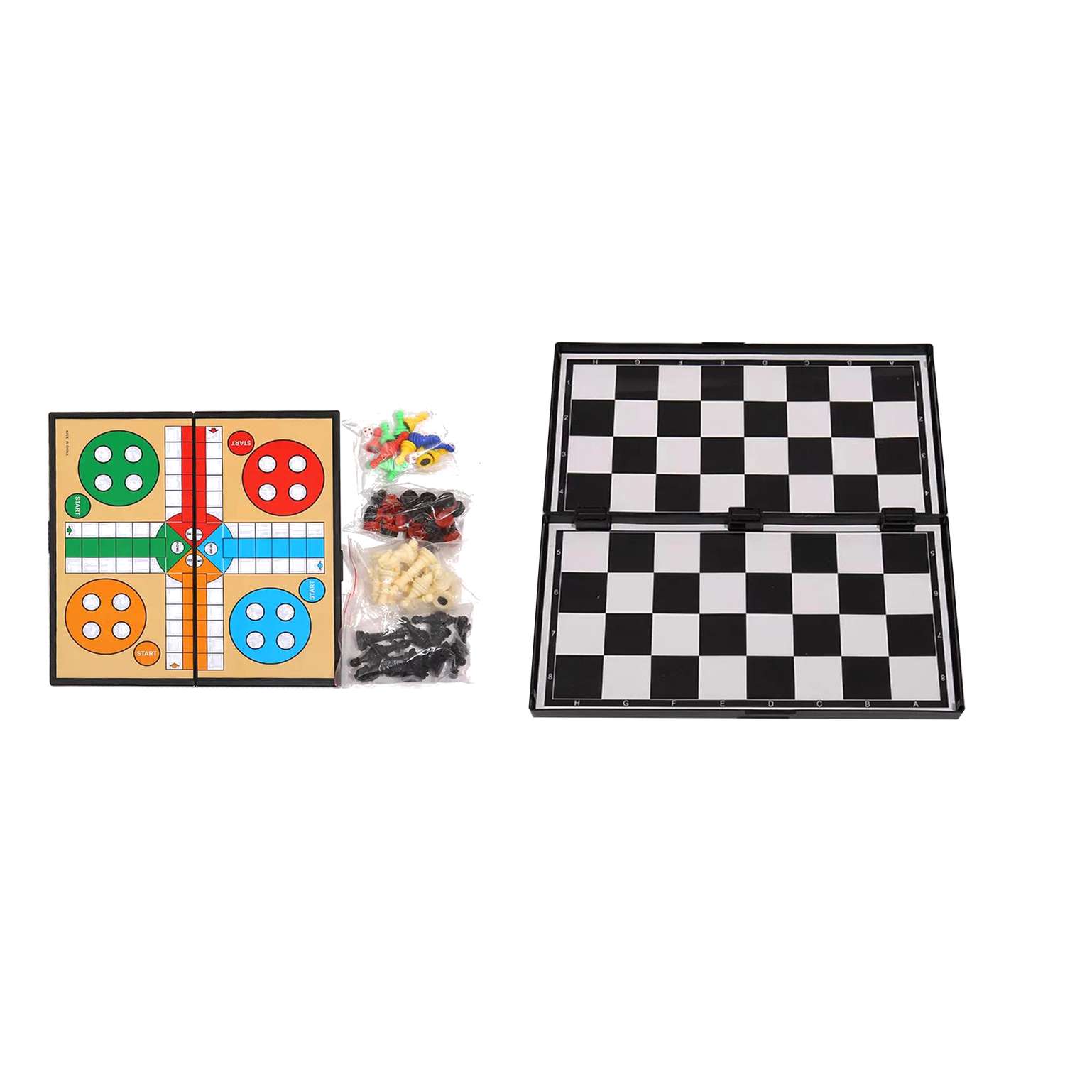 Лудо шашки шахматы 12x3x24 см Play market мультиколор - фото 3