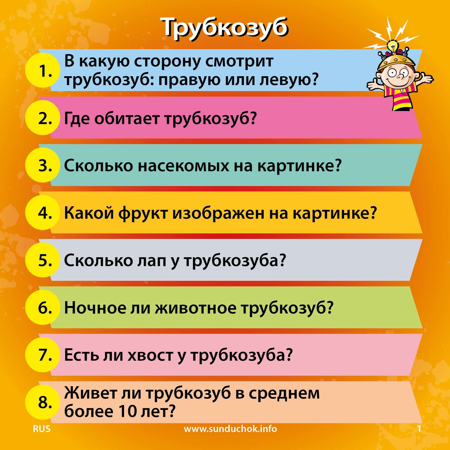 Настольная игра BrainBox Сундучок Знаний В мире животных - фото 7