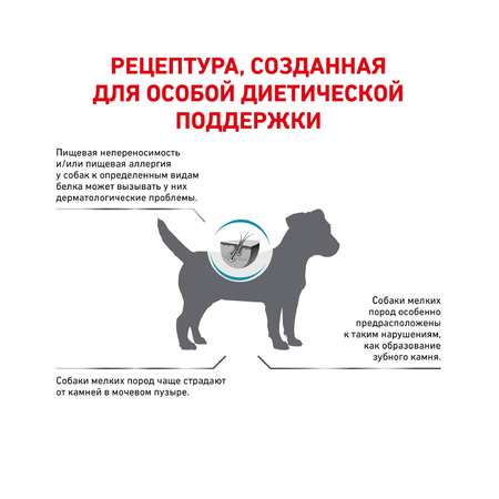 Корм для собак ROYAL CANIN Hypoallergenic HDS24 малых пород с пищевой аллергией 1кг