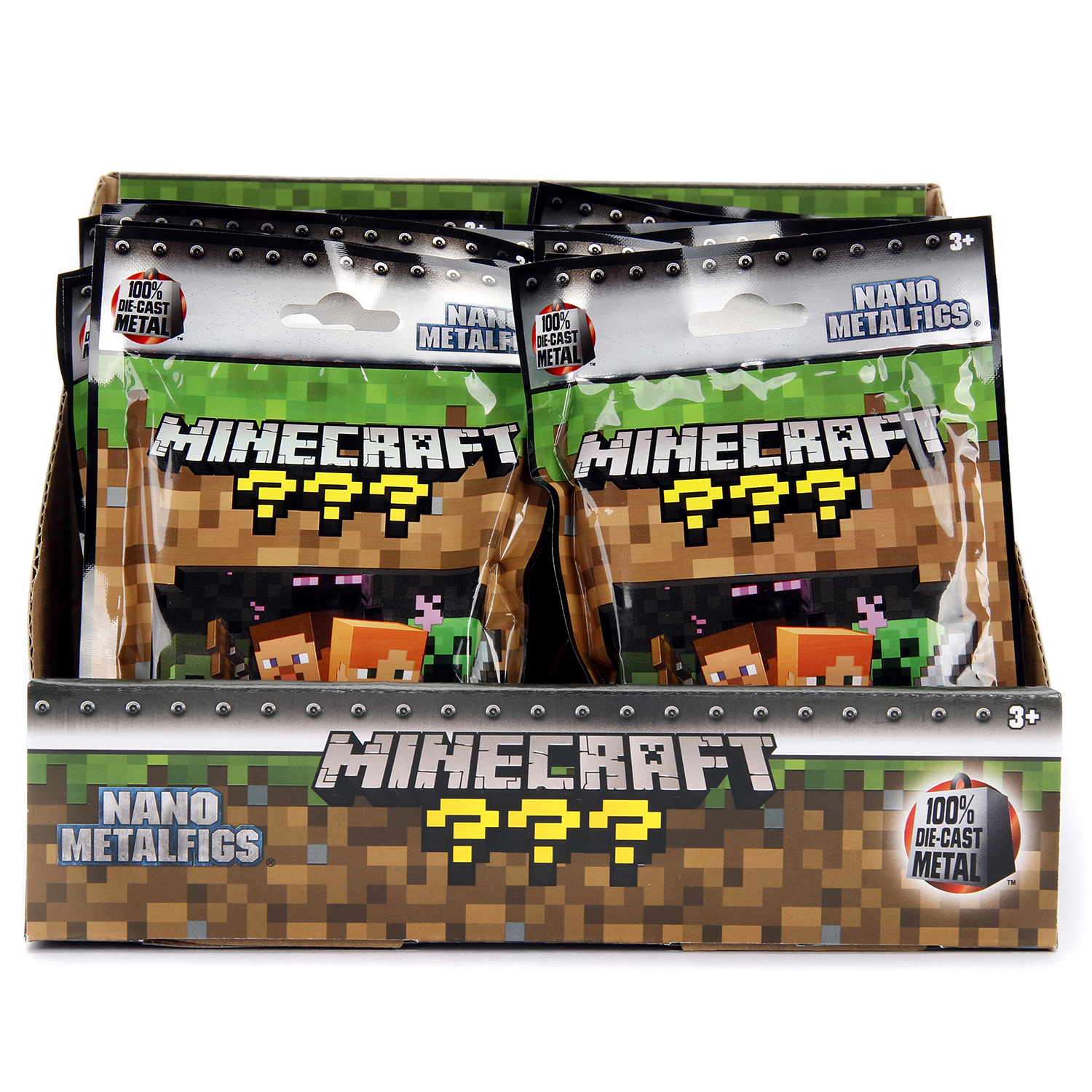 Фигурка Jada Minecraft Нанофигурка в непрозрачной упаковке (Сюрприз) 84486 - фото 5