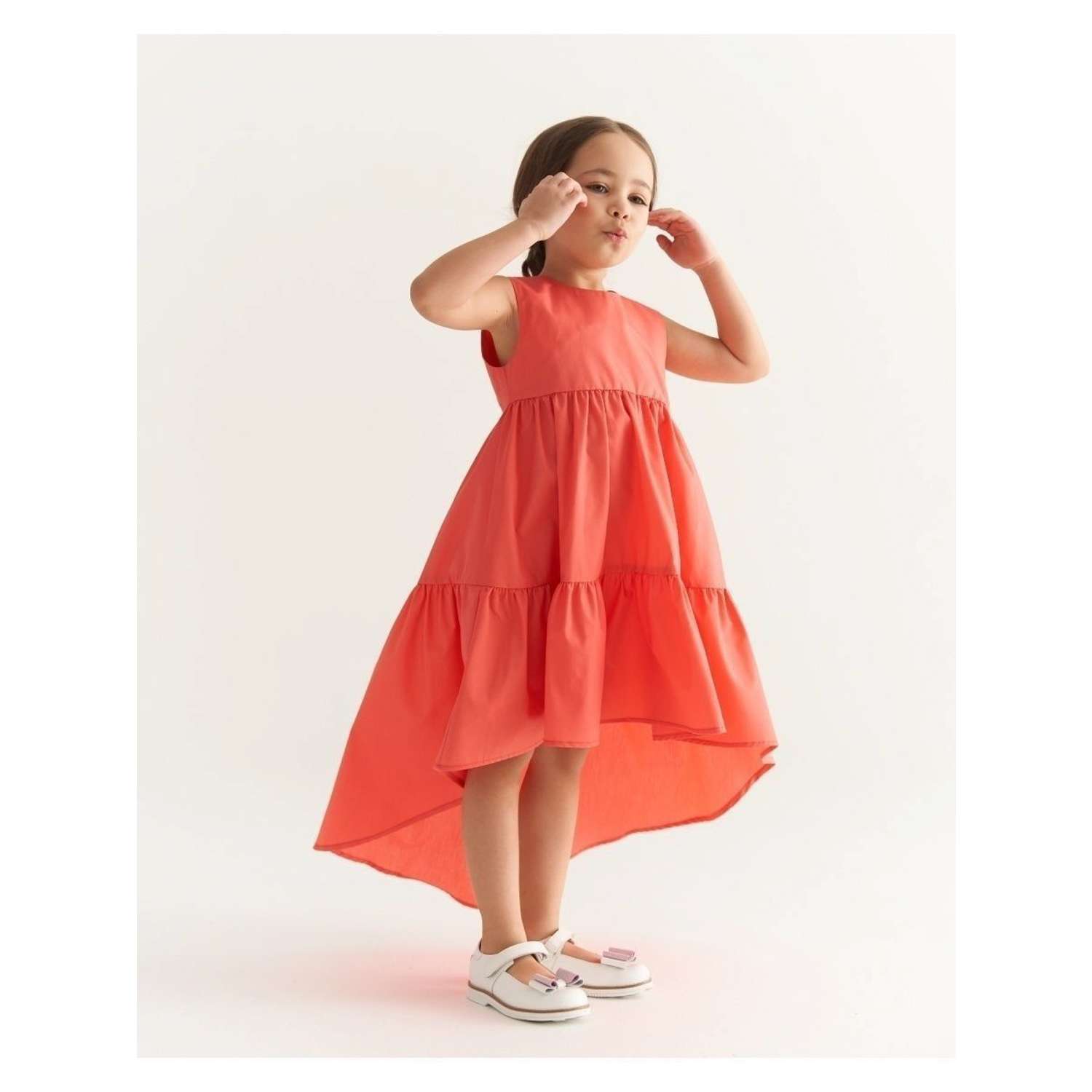 Платье Aliciia AL1003/Оранжевый - фото 1