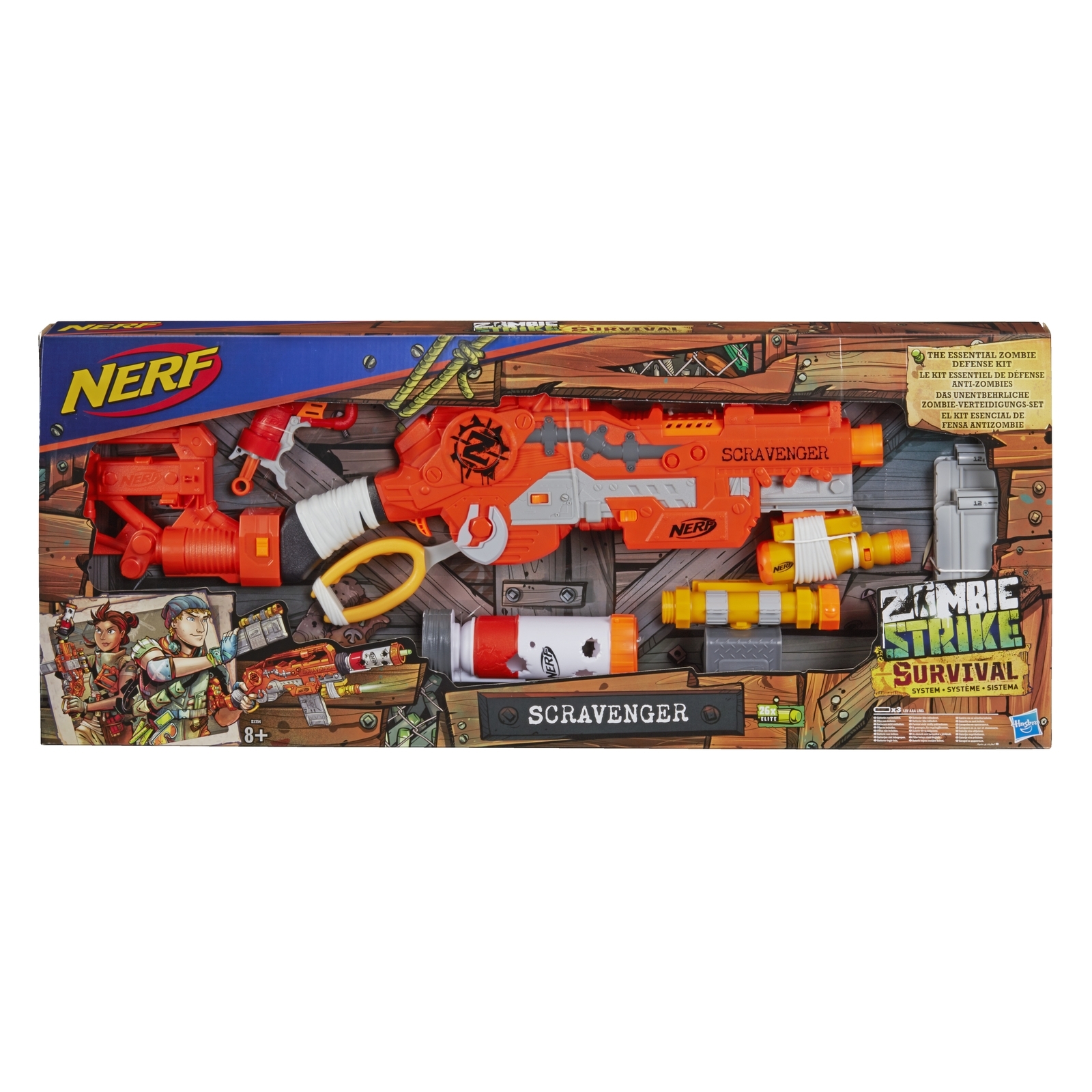 Бластер Nerf Zombie Strike Выживший - фото 2