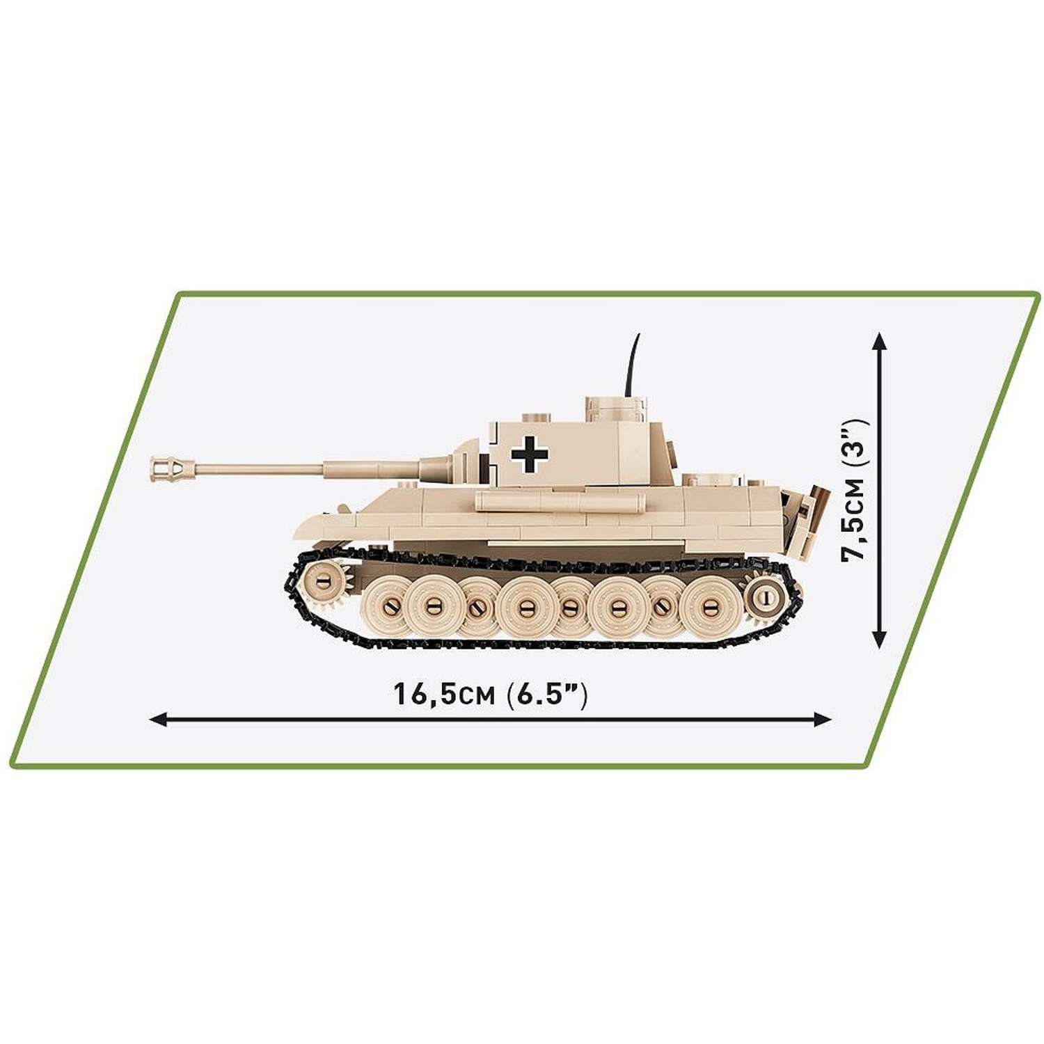 Конструктор COBI Немецкий танк Пантера PzKpfw V Panther Ausf G 298 деталей - фото 5
