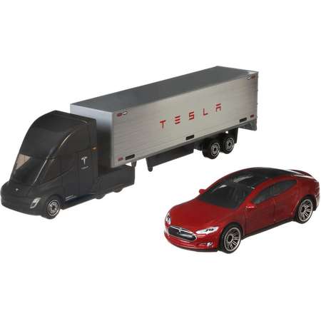 Трейлер Matchbox Тесла Семи и Тесла Модель S GMD02