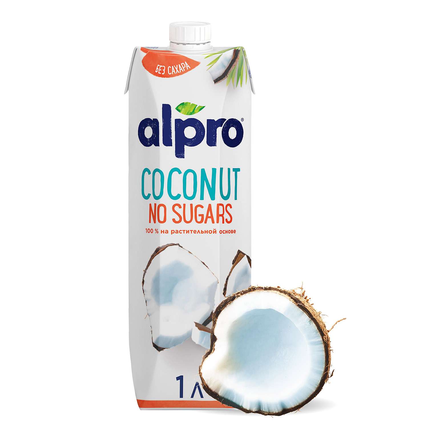Напиток Alpro кокосовый без сахара с витаминами 1л - фото 1