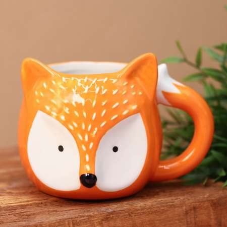 Кружка керамическая iLikeGift Cute fox