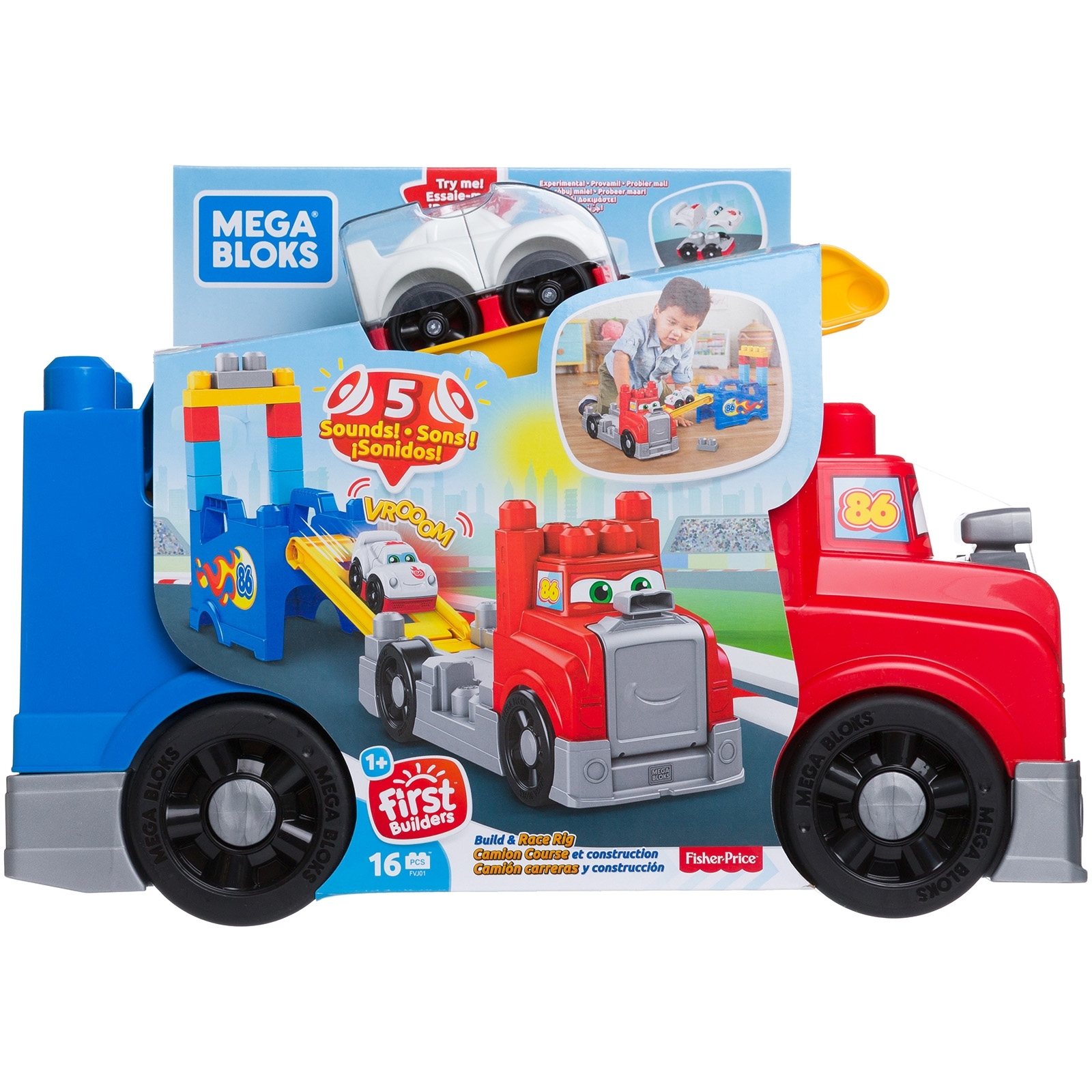 Mega Bloks Набор Большая Машинка для гонок