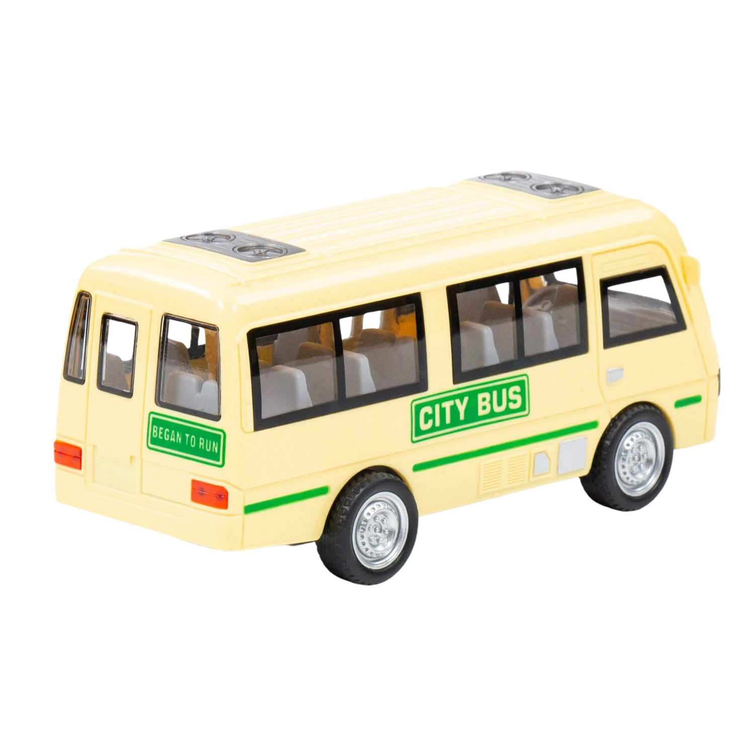 Машинка Полесье Городской автобус инерционный со светом и звуком 78964 - фото 2